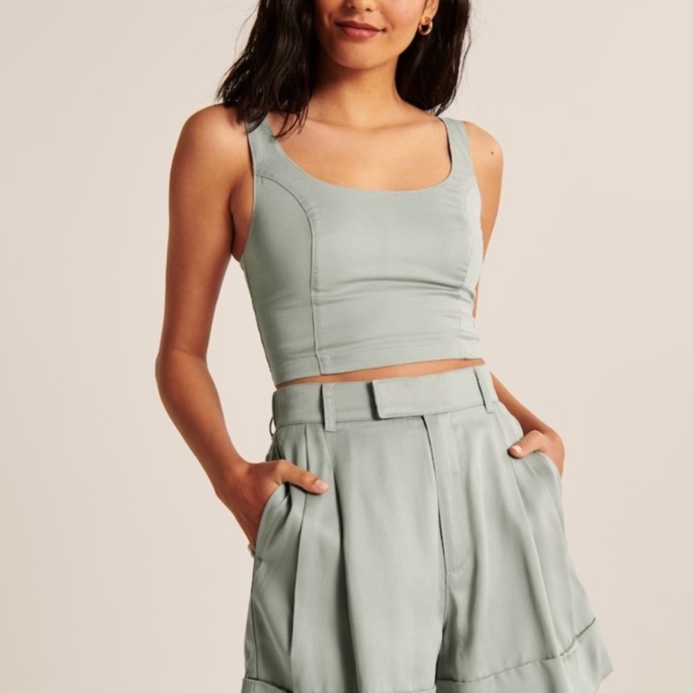 Abercrombie & Fitch Tailored Cami and Shorts Set